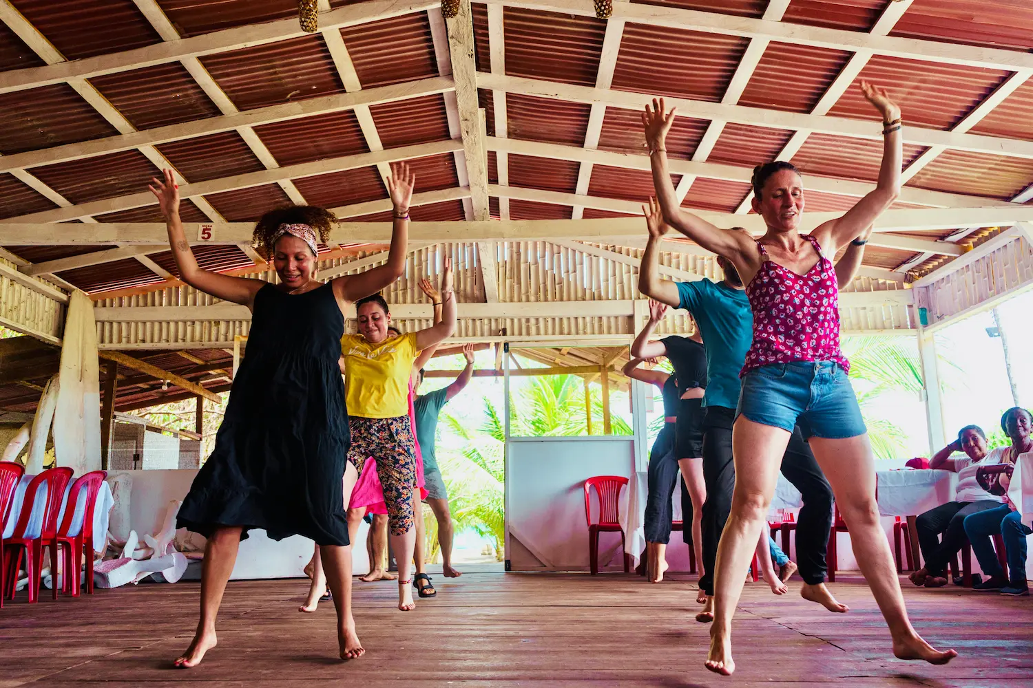 Traditional Pacific dance workshop in Tumaco