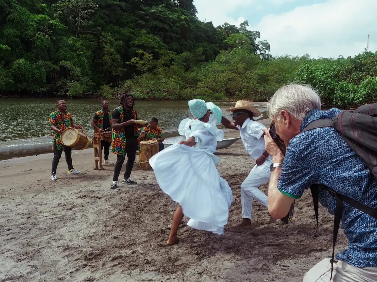 Bienvenida musical Marimbea en Tumaco