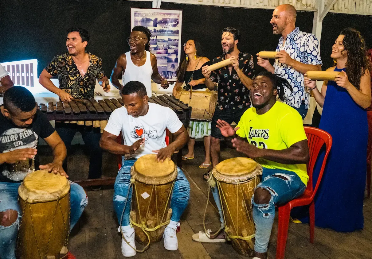 Closing celebration with music and dance in Tumaco